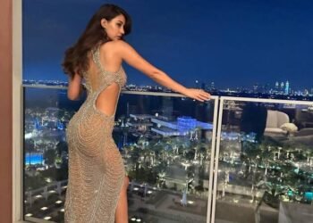 Disha Patani attended an event in Dubai’s Atlantis The Royal.