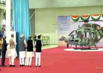 PM Modi opens India’s largest helicopter-making plant in Karnataka.
