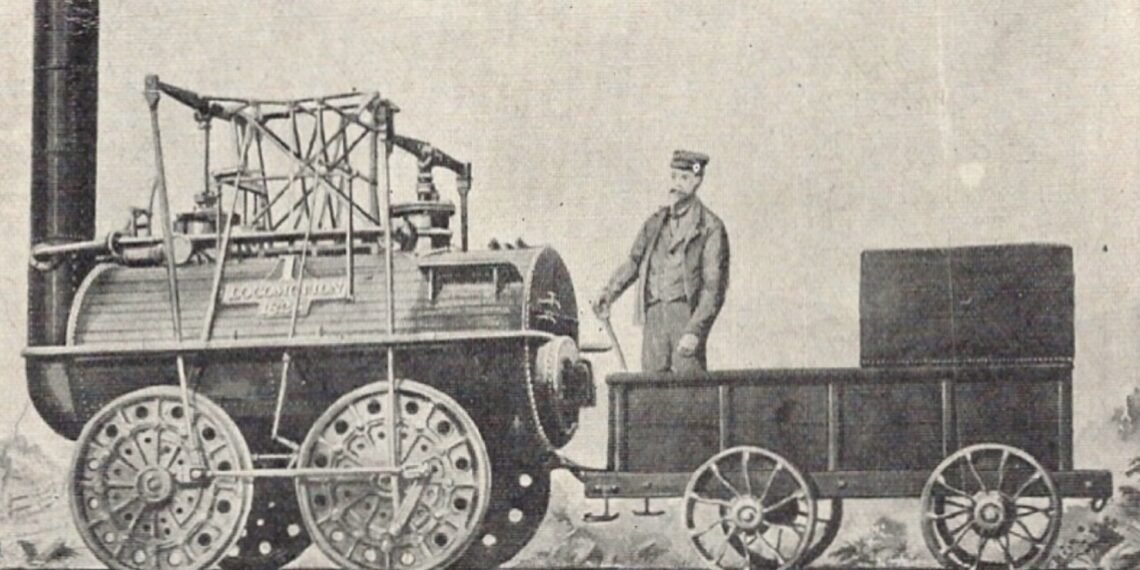 First train journey ever on 21st February 1804