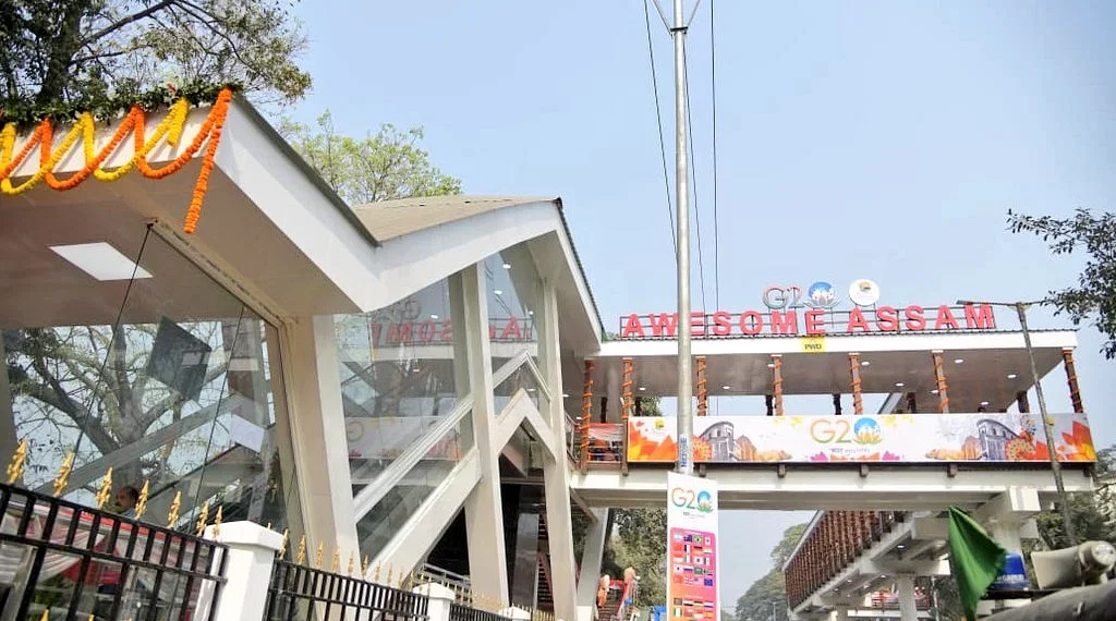 Foot Bridge Opens At Fancy Bazar.