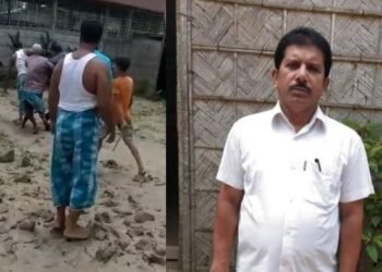 মতিন মাষ্টৰ হায় হায়! চোঁচৰাই ঠেলি-হেচি বিদ্যালয়ত সোমোৱাই তলা মাৰি দিলে প্ৰধান শিক্ষকক, কাৰণ…চাওক Video