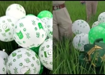খেতিত পালে ‘I love Pakistan’ লিখা বেলুন; আৰক্ষীৰ তদন্ত আৰম্ভ