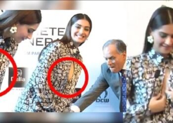 ইভেণ্টৰ মাজতে খুলি গ’ল Sonam Kapoorৰ ছাৰ্টৰ আটাইকেইটা বুটাম; তাৰ পিছত…