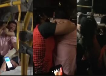 চলন্ত বাছত এজন লোকে মহিলাৰ পাছফালে থিয় হৈ ‘গুপ্তাংগ’ৰে কৰি আছিল অশ্লীল কাৰ্য; তাৰ পিছত কি ঘটিল, চাওক VIDEO
