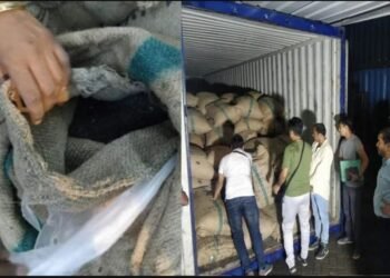 হাজাৰ-লাখ নহয়, কোটি টকাৰ হেৰ’ইন জব্দ; চীনাবাদাম তেলৰ কণ্টেইনাৰত লুকুৱাই আনিছিল ১২৫ কোটিৰ হেৰ’ইন