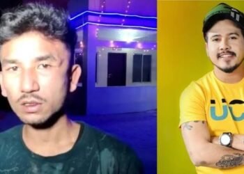 কণ্ঠশিল্পী ভৃগু কাশ্যপৰ মাৰ্চিদিজ (Mercedes) গাড়ীত সুৰামত্ত যুৱকৰ লাথ-গুৰি; যুৱকজনক আটক