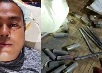 বন বিষয়াৰ নামত চোৰাংচিকাৰ কৰা; বন্যৰে জন্তু হত্যা কৰি মদৰ লগত খোৱা বনদস্যু অৰূপ বৈশ্যক নিলম্বন; কিন্তু এতিয়াও পলাতক