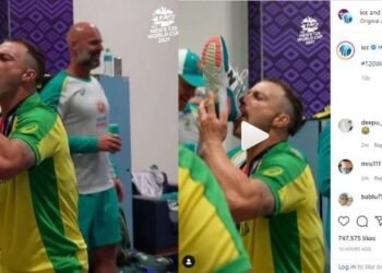 T20 বিশ্বকাপত জয়ী হোৱাৰ পিছত অষ্ট্ৰেলিয়াৰ ঘৃণনীয় বিজয়-উল্লাস; হুলস্থুল ছচিয়েল মিডিয়াত, চাওক VIDEO