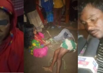 লজ্জাজনক! ঘৰত স্বামী নথকাৰ সুযোগত পৰ পুৰুষৰে অসংযত অৱস্থাত ধৰা পৰে পত্নী; ঘৰৰ ভিতৰতে ৰাইজে থয় বান্ধি, দিয়ে উত্তম-মধ্যম