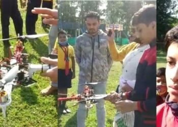 শিৱসাগৰৰ এজন ছাত্ৰৰ চমক; YouTubeত ভিডিঅ’ চাই সাজি উলিয়াইছে ড্ৰোণ কেমেৰা