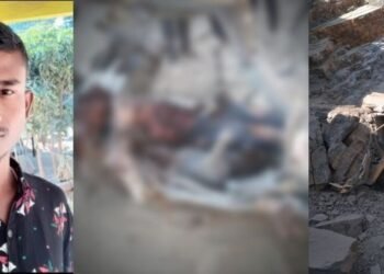 কৰুণ দুৰ্ঘটনা; ফ’কলেণ্ডেৰে কাম কৰি থাকোতে পাহাৰৰ এটা অংশ খহি পৰি মৃত্যুক সাৱটিলে মিণ্টুল ডেকা নামৰ যুৱকজনে