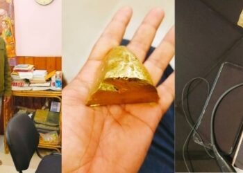 ৪০ হাজাৰ আৰু ২টা মোবাইলৰ বিনিময়ত ২জনক বিক্ৰী কৰিবলৈ আহিছিল নকল সোণ; কিন্তু বিক্ৰী কৰিবলৈ লওঁতে আৰক্ষীৰ হাতত ধৰা পৰিল ফৰিদুল, পলাই সাৰিল বাদশ্বাহ