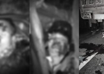 ভয়ংকৰ পথ দুৰ্ঘটনা; ৰখাই থোৱা ট্ৰাকত খুন্দা বাইকৰ, থিতাতে নিহত বাইক আৰোহী জীৱন বীমা নিগমৰ কৰ্মচাৰী শিশুৰাম আৰু শিক্ষক মানিক
