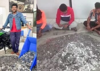 খুচুৰা পইচাৰে সপোন পূৰণ! ১.০৯৫ দিনত জমা কৰিলে ১ টকাৰ মুদ্ৰা আৰু ক্ৰয় কৰিলে সপোনৰ বাইকখন; পইচাখিনি গণনা কৰিবলৈ লাগিল ১০ ঘণ্টা
