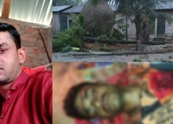 শোকাৱহ! ধুমুহাই প্ৰাণ ল’লে এজন যুৱকৰ; প্ৰকাণ্ড গছ গাত পৰাৰ ফলত কৰুণ মৃত্যুক সাৱটি লয় শ্বহিদুল ইছলামে, এৰি থৈ যায় পত্নী আৰু ৪টা সন্তানক