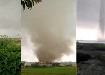 ঘূৰ্ণীবতাহৰ (Tornado) ভয়ংকৰ ৰূপ; এনেকুৱা দৃশ্য হয়তো আপুনি কেতিয়াও দেখা নাই, এই দৃশ্য অসমৰে, Watch Viral Video
