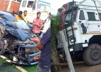 জ্যেষ্ঠজনৰ কথা নুশুনাই হৈ পৰিল কাল! প্ৰচণ্ড গৰমৰ বাবে পৰীক্ষা দিবলৈ বাছেৰে যাবলৈ কৈছিল; কিন্তু কথা নুশুনি বাইকেৰে গ’ল, পৰীক্ষা দি উভতাৰ পথতে প্ৰাণ হেৰুৱালে ৩জন ছাত্ৰই, দ্ৰুতবেগী কণ্টেইনাৰে প্ৰচণ্ড খুন্দা মাৰে এখন চাৰিচকীয়া গাড়ী আৰু বাইকক, লগতে আৰু ২ গৰাকী লোক নিহত