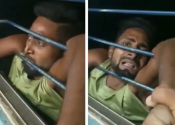 বেয়া কামৰ বেয়া ফল! সাধাৰণতে চোৰে ধৰা পৰিলে কয় ‘মোক এৰি দিয়ক’, কিন্তু এই চোৰটোৱে ক’লে ‘মোক এৰি নিদিব’, মোবাইল চুৰি কৰিব আহি চোৰৰ এই লটিঘটি, Watch Viral Video