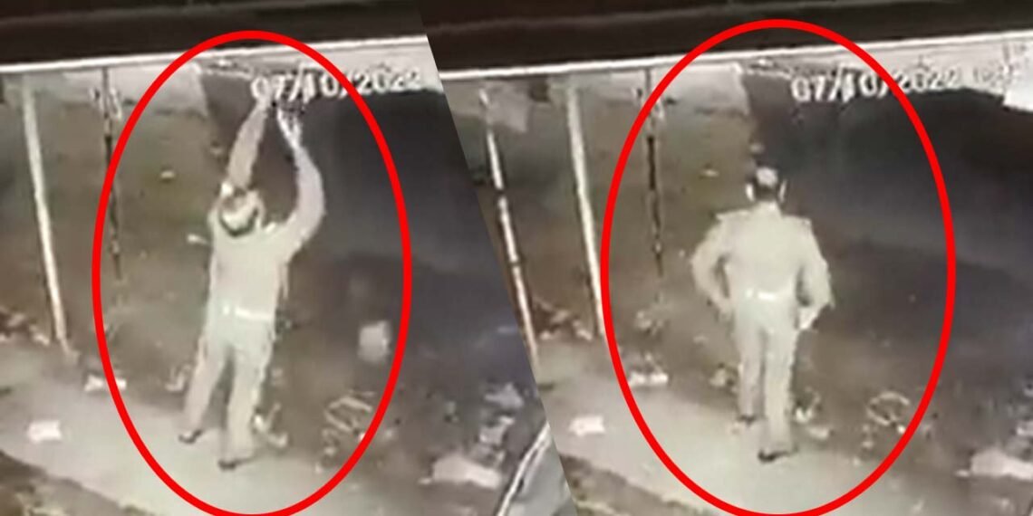 পোছাক আৰক্ষীৰ, পেছাত চোৰ! আম, মোবাইলৰ পিছত এইবাৰ বাল্ব চুৰি এজন আৰক্ষী বিষয়াৰ; পান দোকানৰ পৰা চুৰি কৰিলে এটা বাল্ব, Viral হৈ পৰিল Video
