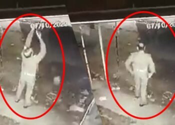 পোছাক আৰক্ষীৰ, পেছাত চোৰ! আম, মোবাইলৰ পিছত এইবাৰ বাল্ব চুৰি এজন আৰক্ষী বিষয়াৰ; পান দোকানৰ পৰা চুৰি কৰিলে এটা বাল্ব, Viral হৈ পৰিল Video