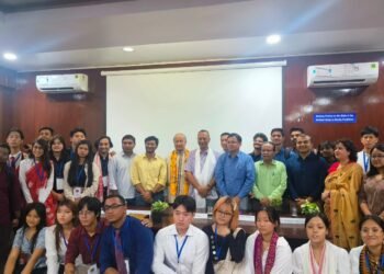 দিল্লীৰ ” কিৰোৰী মল মহাবিদ্যালয়ত” উপস্থিত সাংসদ প্ৰদ্যুত বৰদলৈ